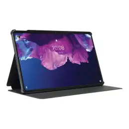 Mobilis Origine - Étui à rabat pour tablette - cuir artificiel - noir - pour Lenovo Tab P11 ZA7R, ZA7S, ZA7X... (048045)_2